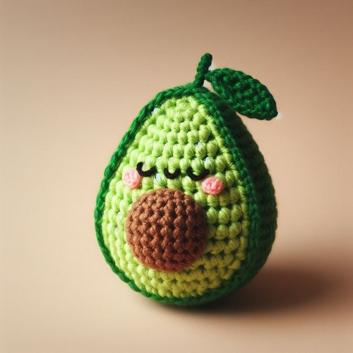 Crochet Avocado Amigurumi Pattern Step By Step