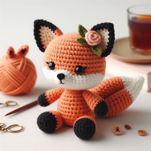 Crochet Baby Fox Amigurumi
