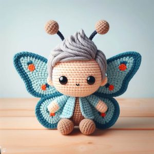 Crochet Butterfly Boy Amigurumi Pattern Step By Step