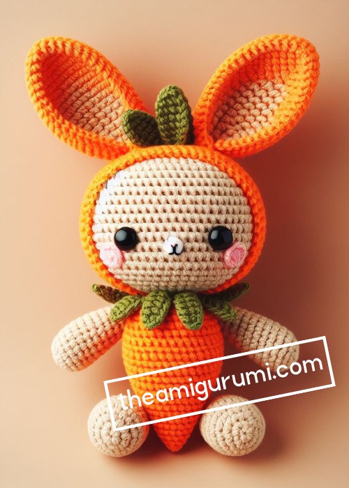 Crochet Carrot Bunny Amigurumi Pattern Free