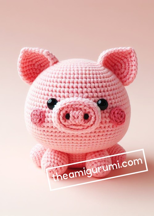 Crochet Chubby Pig Amigurumi Pattern Free