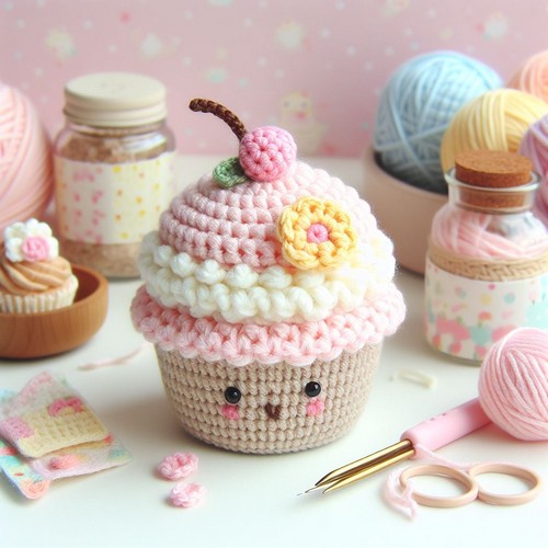 Crochet Cupcake Amigurumi Pattern