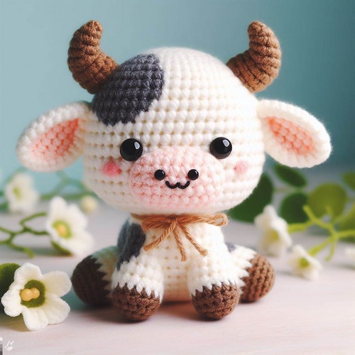 Crochet Cute Calf Amigurumi Pattern Step By Step