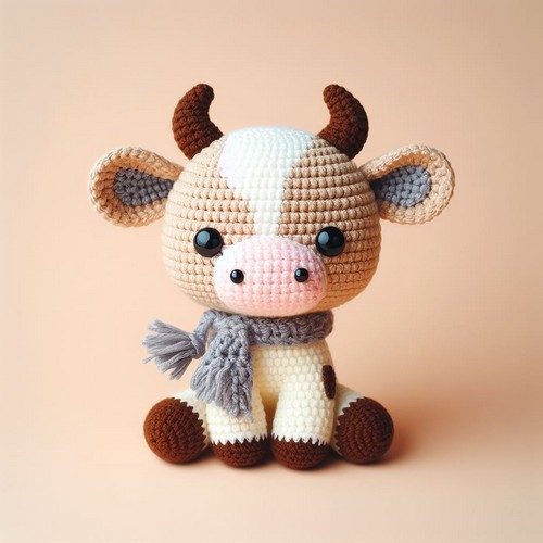 Crochet Cute Calf Amigurumi Pattern