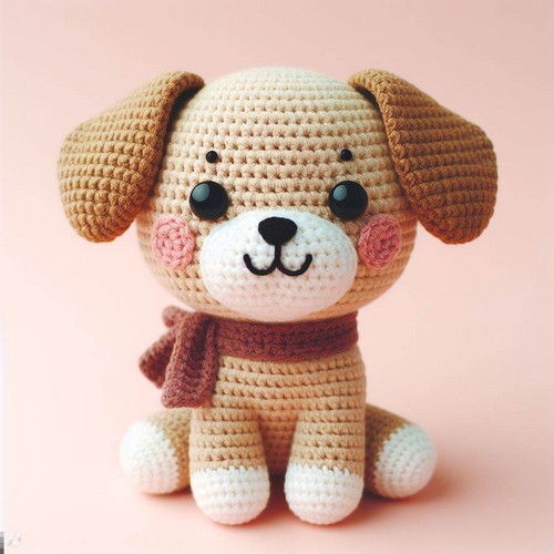 Crochet Cute Dog Amigurumi Pattern