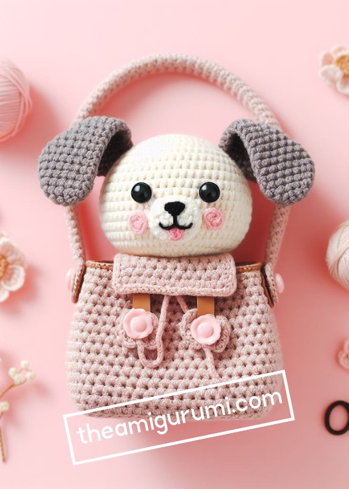 Crochet Cute Dog Bag Amigurumi