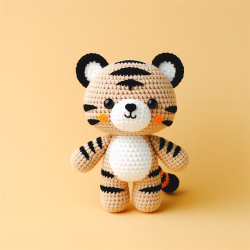 Crochet Cute Tiger Amigurumi Pattern