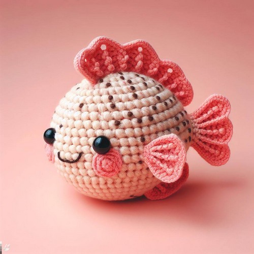 Crochet Fish Flounder Amigurumi Pattern Step By Step