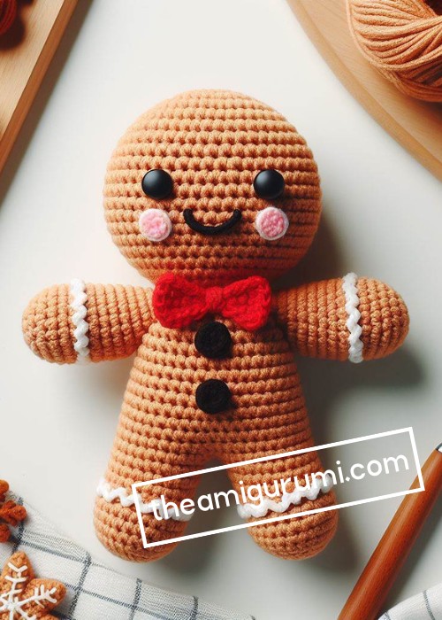 Crochet Gingerbread Man Amigurumi Pattern Free