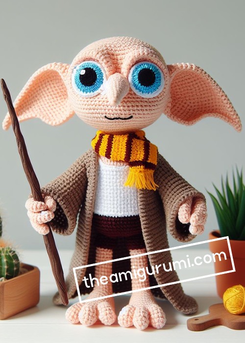 Crochet Harry Potter Dobby Amigurumi Pattern Free