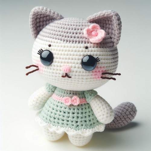 Crochet Kitty Amigurumi Pattern