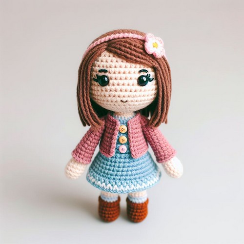 Crochet Lana Doll Amigurumi Pattern