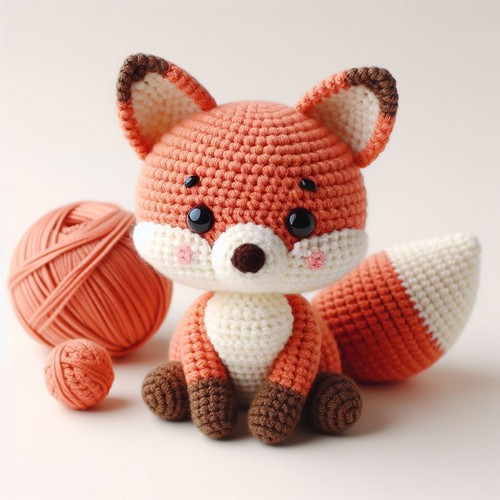 Crochet Little Fox Amigurumi Pattern Step By Step