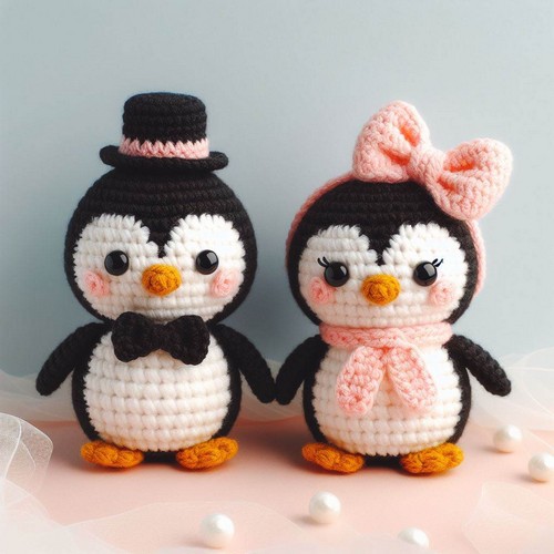 Crochet Mr And Mrs Penguin Amigurumi Pattern Step By Step