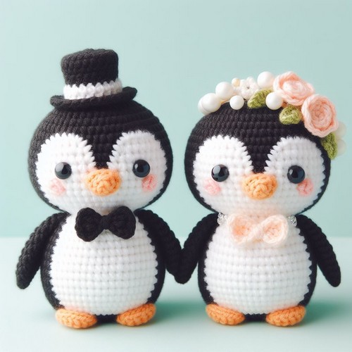Crochet Mr And Mrs Penguin Amigurumi Pattern