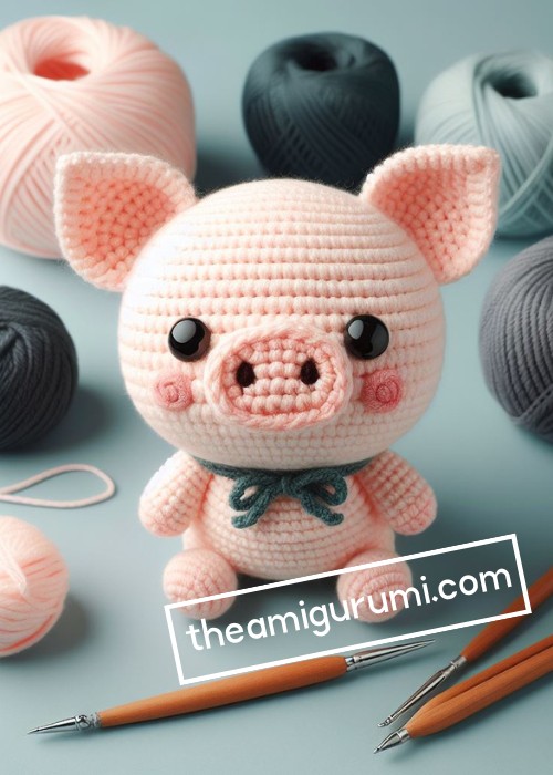 Crochet Pig Marcelion Amigurumi Pattern Free