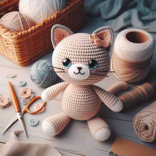 Crochet Pluch Cat Amigurumi Pattern