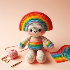 Crochet Rainbow Doll Amigurumi Pattern