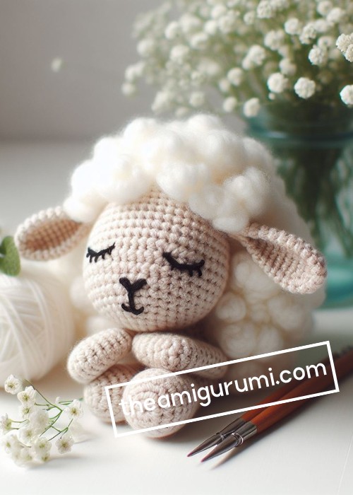 Crochet Sleeping Sheep Amigurumi Pattern Free