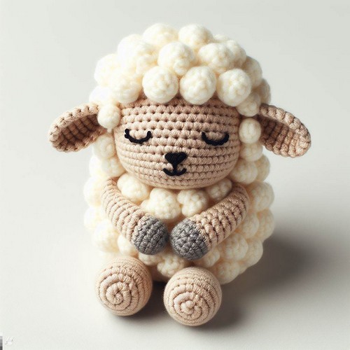 Crochet Sleeping Sheep Amigurumi Pattern Step By Step