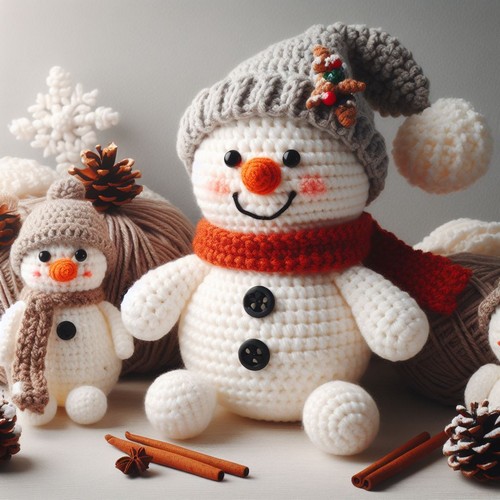Crochet Snowman Winter Amigurumi Pattern Step By Step