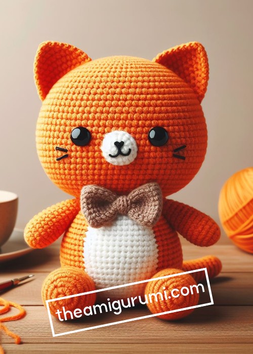 Crochet Sweet Cute Cat Amigurumi