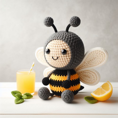 Free Crochet Bee Luna Amigurumi Pattern