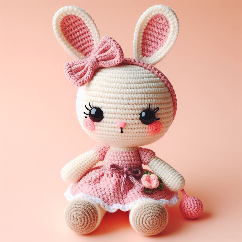 Free Crochet Bunny Girl Amigurumi Pattern