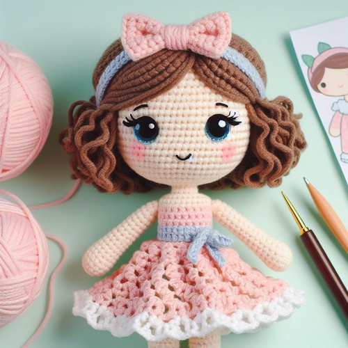 Free Crochet Clara Doll Amigurumi Pattern