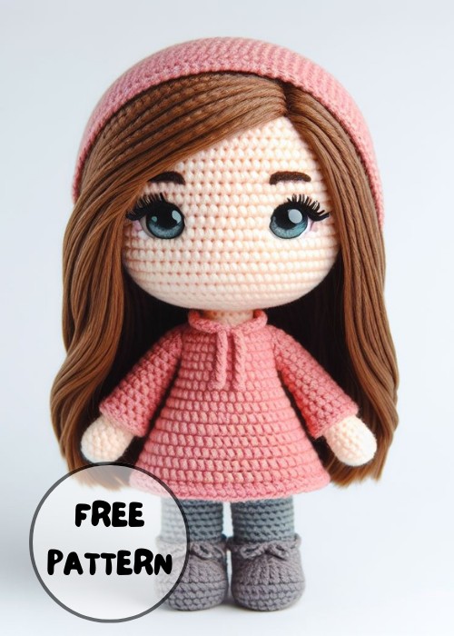 Free Crochet Doll Alexia Amigurumi Pattern
