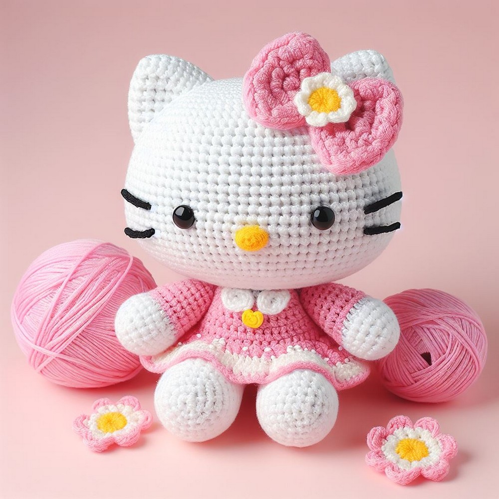 Crochet Hello Kitty Amigurumi Idea - The Amigurumi
