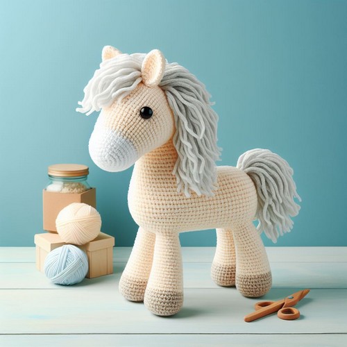 Free Crochet Horse Amigurumi Pattern