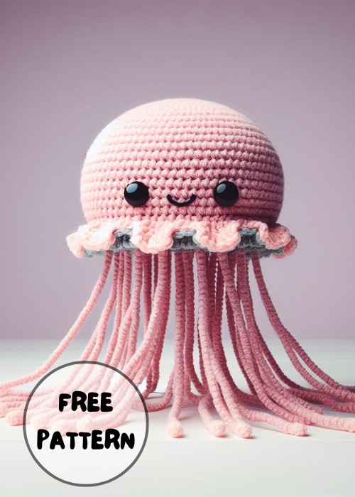Free Crochet Jellyfish Melano Amigurumi Pattern