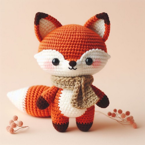 Free Crochet Little Fox Amigurumi Pattern