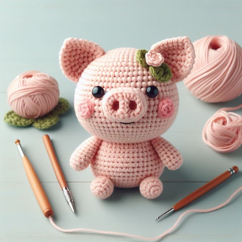 Free Crochet Piglet Amigurumi Pattern