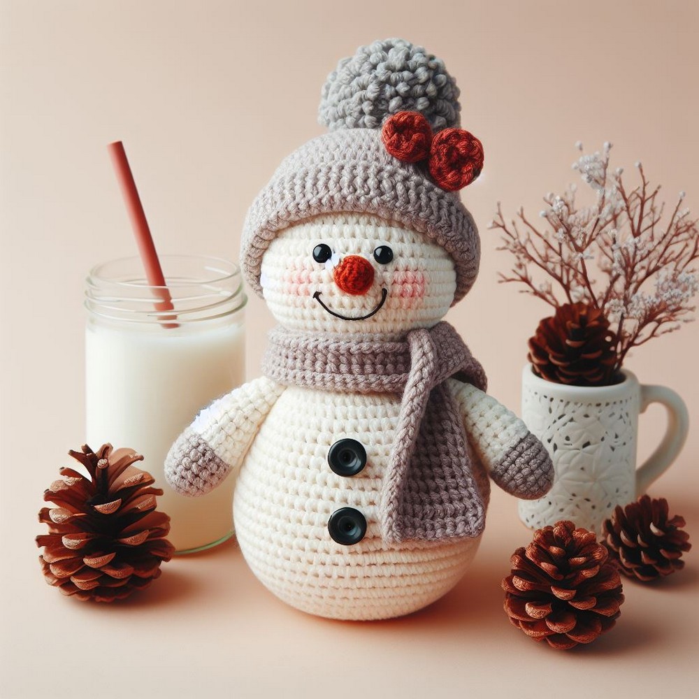 Free Crochet Snowman Winter Amigurumi Pattern