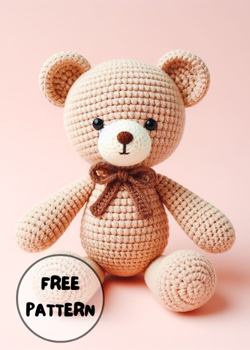 Free Crochet Teddy Bear Amigurumi Pattern