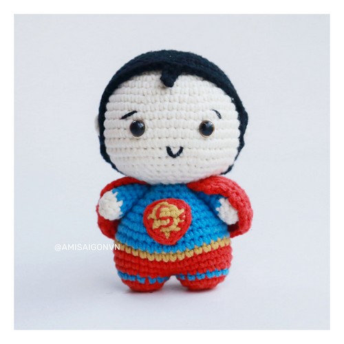 Amigurumi Superman Hero