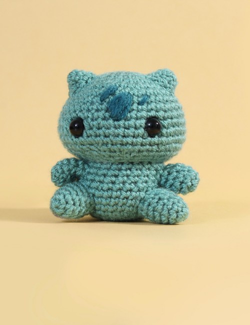 Crochet Bulbasaur Pokemon Starter Amigurumi Pattern
