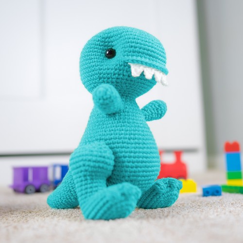 Crochet Dan The Dinosaur Pattern