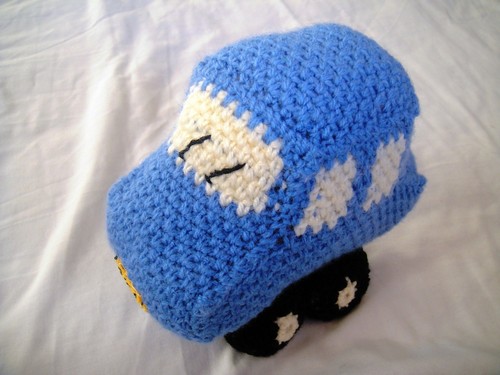 Crochet Little Blue Car Pattern