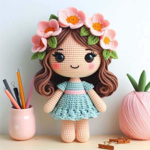 Crochet Sara Doll Amigurumi Pattern