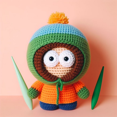 Crochet South Park Kenny Amigurumi Pattern