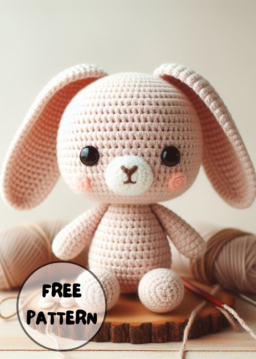 Free Crochet Floppy Bunny Amigurumi Pattern