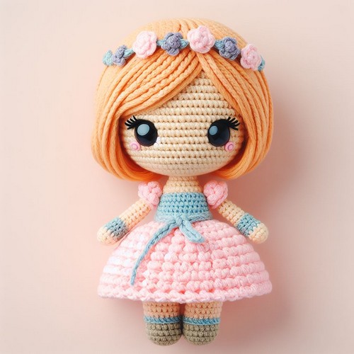 Free Crochet Jolie Doll Amigurumi Pattern