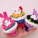 Crochet Sanrio bouquet