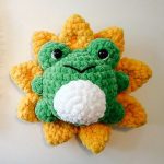 Crochet Sunflower Frog